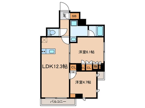 RJRプレシア千鳥の物件間取画像